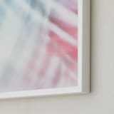 "abstract palms set I" - Art Print in berry by Kamala Nahas - Frame Close-up