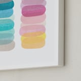 "oval totems" - Art Print in seaside by tina johnson - Frame Close-up
