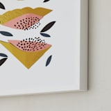 "Honey Melon" - Art Print in Sunshine by Jenna Skead - Frame Close-up