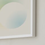 "Light of the Moon" - Art Print in Light Blue by Sarah Lund - Frame Close-up