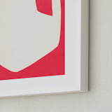 "Two Percent Milk" - Art Print in Cherry by Elliot Stokes - Frame Close-up