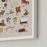 "Wild West Alphabet" - Art Print in Barn by Jenna Holcomb - Frame Close-up