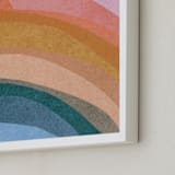 "paper rainbow" - Art Print in Rainbow by Carrie Moradi - Frame Close-up