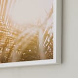 "pretty palms I" - Art Print in Blush by Kamala Nahas - Frame Close-up