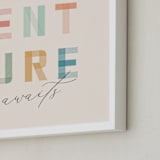 "Adventure Lies Ahead" - Art Print in Paper by Brandy Folse - Frame Close-up