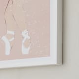 "The Performance" - Art Print in Petal by Robin Ott - Frame Close-up