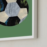 "Let's Play! 3" - Art Print in Grass by Alethea and Ruth - Frame Close-up
