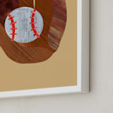 "Let's Play! 4" - Art Print in Sand by Alethea and Ruth - Frame Close-up