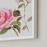 "Enchanted Garden 1" - Art Print in Floral by Arohika Verma - Frame Close-up