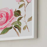 "Enchanted Garden 1" - Art Print in Floral by Arohika Verma - Frame Close-up