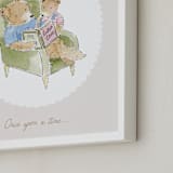 "Story Time" - Personalized Art Print in Fern by frau brandt - Frame Close-up