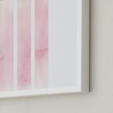 "Cloud and rain" - Art Print in Blushing Pink by Kanika Mathur - Frame Close-up