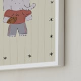 "Little All-Stars 1" - Art Print in Sand by Zove Ahhh - Frame Close-up