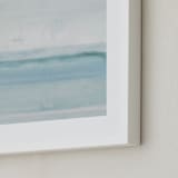 "Forecast no. 46" - Art Print in Aqua by Ashleigh Ninos - Frame Close-up