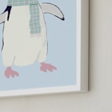"Adélie Penguin " - Art Print in Antarctica by Cass Loh - Frame Close-up