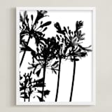 "High Drama" - Art Print in Black and White by Nadia Hassan - Framed