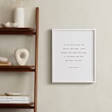 "Your Quote: Portrait Orientation Custom Print" - Custom Print in Rustique by Minted - In a Room