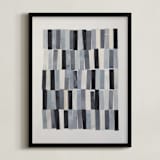 "tonality III" - Art Print in Slate by Sara Hicks Malone - Framed