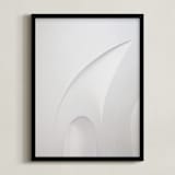 "El Morro Archway" - Art Print in Soft Grey Meets White by Anika - Framed