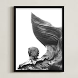 "Soar" - Art Print in Stone by Carrie ONeal - Framed
