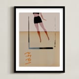 "Iconic" - Art Print in Vintage by Maja Cunningham - Framed