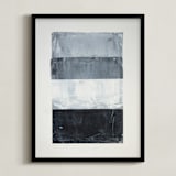 "tonality II" - Art Print in Slate by Sara Hicks Malone - Framed