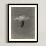 "Rene" - Art Print in Moody Grey by jinseikou - Framed