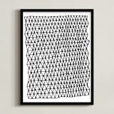 "Crocodile 1" - Art Print in Black by Jaime Derringer - Framed