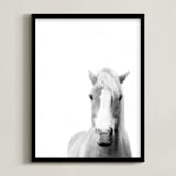 "Presence" - Art Print in Black and White by Debra Butler - Framed