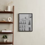 "Parisian Rooftops" - Art Print in French Gray by Lindsay Ferraris Photography - In a Room