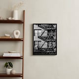 "Up Down NYC" - Art Print in monochrome by lulu and isabelle - In a Room