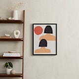 "Two Sisters" - Art Print in Summer sun orange by Elliot Stokes - In a Room