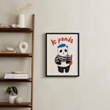 "French Panda" - Art Print in Ink by Morgan Kendall - In a Room