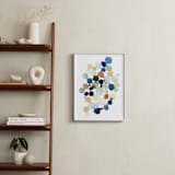 "Hexagon Cluster" - Art Print in Turquoise by Yao Cheng Design - In a Room