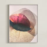 "la floraison" - Art Print in Rose by Karen Kardatzke - Framed