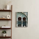 "Fonte Mourisca" - Art Print in Teal by Heather Deffense - In a Room