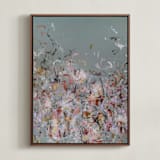 "I Gotta Get it Together" - Art Print in Sage Green by Marcy Parks - Framed Canvas