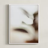 "ficus II" - Art Print in Cream by Anastasia Makarova - Framed Canvas