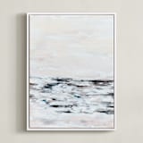 "Faded Fury Diptych II" - Art Print in Blush by Nicoletta Savod - Framed Canvas