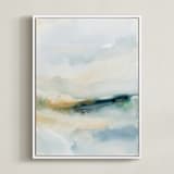 "Sea Mood II" - Art Print in Sea by Lindsay Megahed - Framed Canvas
