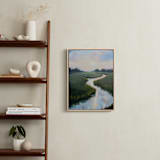 "Morning Reflection" - Art Print in Meadow by April Moffatt - In a Room