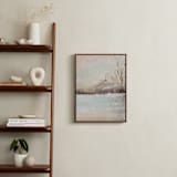 "Winter Walk 2" - Art Print in Peach by Lindsay Megahed - In a Room