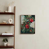 "Pomegranate" - Art Print in Crimson by Wendy Keller - In a Room