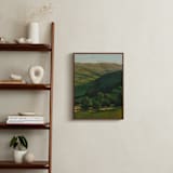 "Green Valley 2" - Art Print in Field by Wendy Keller - In a Room
