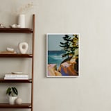 "Coast Office II" - Art Print in Ocean by Jess Franks - In a Room