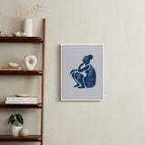 "grandmere" - Art Print in Indigo by Maja Cunningham - In a Room