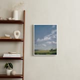 "First Bright" - Art Print in Perfect Day Blue by Stephanie Goos Johnson - In a Room