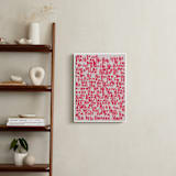 "HA-HA-HA-HA" - Art Print in Rose by Kate Roebuck - In a Room