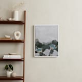 "In the Distance" - Art Print in Aqua by Melanie Severin - In a Room