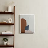 "Terrazzo" - Art Print in Rust by Kara Schlabaugh - In a Room